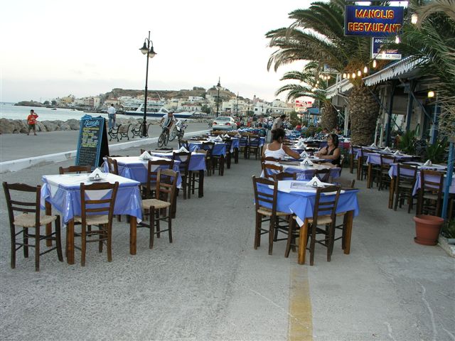“Manolis’ und Maria’s Restaurant” in Paleochora