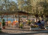 Café by the sandy beach